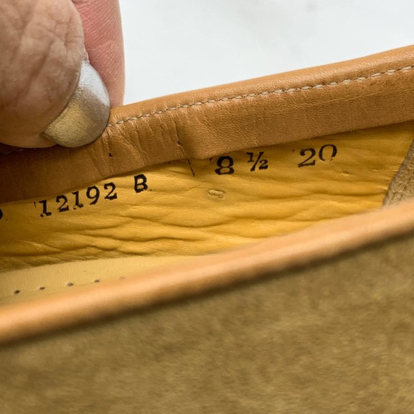 Cole Haan‎ Crafted in Italy Tan Suede Women's Leather Loafer 8.5 - Picture 6 of 6